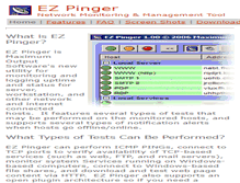 Tablet Screenshot of ezpinger.maxoutput.com