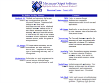 Tablet Screenshot of maxoutput.com